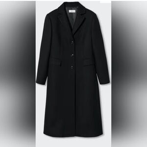 NWT Mango Structured Black Women's Coat